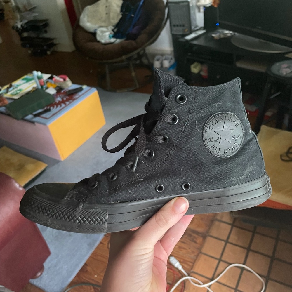 Black Converse Hightops